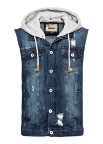Blend, Herren Weste, Blue Denim