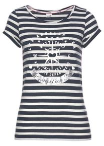 Kangaroos, Damen T-Shirt, Blau / Wei&szlig;