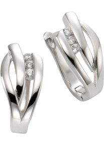 Firetti, Damen Paar Creolen, Silber