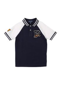 Polo Ralph Lauren, Shirt 'BASIC MESH-SS POLO-TP-KNT', Navy / Weiß