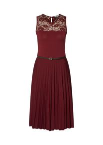 ABOUT YOU, Damen Kleid 'Saskia', Rot / Weinrot
