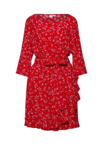 GAP, Damen Kleid 'RFL HEM WRAP DRS - PRINT', Royalblau / Rot
