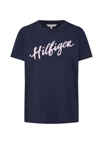 Tommy Hilfiger, Damen T-Shirt 'Viola', Flieder / Schwarz
