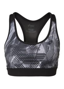 asics, Damen Sport-BH, Grau / Schwarz
