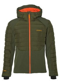 O`Neill O'NEILL, Herren Snowboardjacke 'Sentinel', Oliv / Neonorange