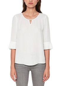 s.Oliver BLACK LABEL, Damen Bluse, Weiß