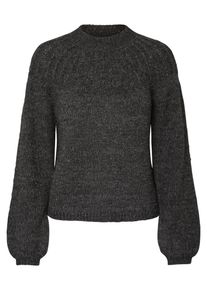 Pieces, Damen Pullover, Basaltgrau