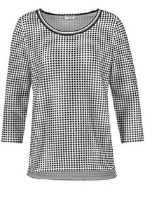 Gerry Weber, Damen T-Shirt, Schwarz / Weiß