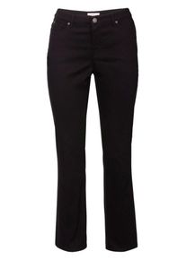 sheego Casual, Damen Bootcuthose, Schwarz