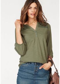 Boysen's BOYSEN'S, Damen Shirtbluse, Oliv