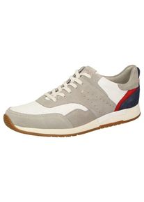 Sioux, Herren Sneaker 'Rojaro-701', Navy / Greige / Rot / Wei&szlig;