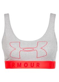 Under Armour, Damen Sport-BH, Grau / Koralle