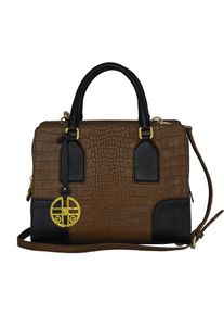 Silvio Tossi, Damen Tasche, Braun / Schwarz