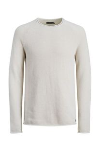 Jack & Jones JACK & JONES, Herren L&auml;ssiger Strickpullover, Beige