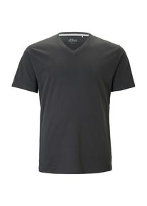 s.Oliver RED LABEL, Herren Shirt, Schwarz