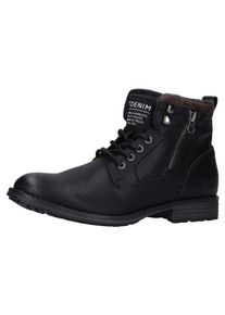 Tom Tailor, Herren Winterstiefel, Schwarz