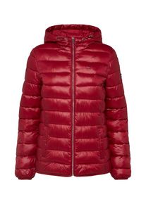Tommy Jeans, Damen Jacke 'TJW BASIC QUILTED HOODED', Burgunder