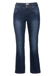 sheego Denim, Damen Bootcut-Jeans, Blue Denim