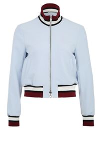 SET, Damen Collegejacke mit Streifendetails, Blau