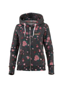 Superdry, Damen Sweatjacke, Anthrazit / Rot