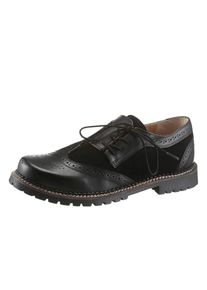 Spieth & Wensky SPIETH & WENSKY, Herren Haferl mit Profilsohle, Schwarz