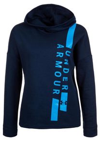 Under Armour, Damen Kapuzenpullover 'Rival', Neonblau / Dunkelblau