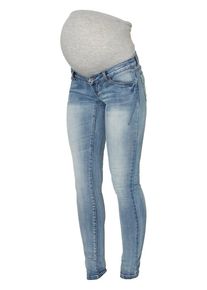 MAMALICIOUS, Damen Umstandsjeans, Blue Denim