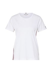 Tommy Hilfiger, Damen Shirt 'Thea', Feuerrot / Schwarz / Weiß