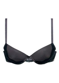 Lascana, Damen Push-up-BH, Grau / Schwarz
