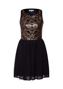 ABOUT YOU, Damen Kleid 'Janna', Gold / Schwarz