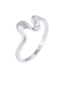 Elli, Damen Ring 'Wellen', Silber