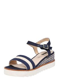 MTNG, Damen Sandale 'ROSA', Beige / Marine