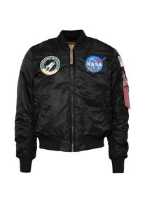 Alpha Industries, Herren Bomberjacke 'MA-1 VF NASA', Schwarz
