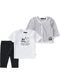 Blue Seven, Mädchen Baby 3er-Set, Schwarz / Weiß