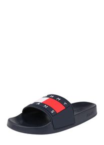 Tommy Jeans, Damen - Slipper 'BUBBLE 2Y', Hellrot / Schwarz / Weiß