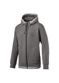 Puma, Herren Sweatjacke 'Ferrari', Greige / Hellgrau