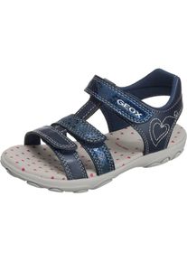 Geox, Mädchen Sandalen 'Cuore', Blau / Kobaltblau