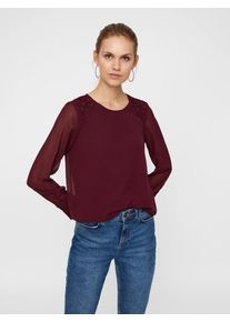 V&eacute;ro Moda VERO MODA, Damen Oberteil, Weinrot