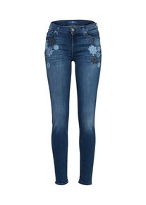 7 For All Mankind, Damen Jeans 'the Skinny', Blue Denim