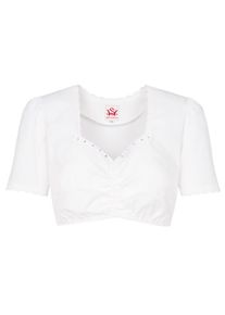 Spieth & Wensky SPIETH & WENSKY, Damen Dirndlbluse 'Girchberg', Wei&szlig;
