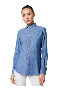 Polo Ralph Lauren, Damen Shirt 'CHAMBRAY', Blau