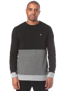 Volcom, Herren 'Threezy Crew' Sweatshirt, Grau / Schwarz