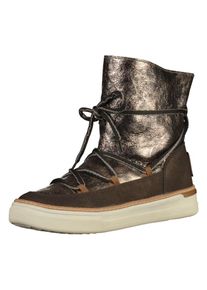 s.Oliver RED LABEL, Damen Snowboots mit Warmfutter in Antik-Optik, Kupfer