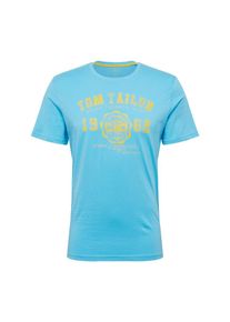 Tom Tailor, Herren Shirt 'logo tee T-Shirt 1/2', Türkis