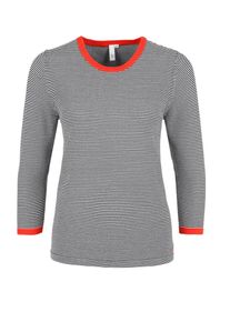 Q/S Designed By, Damen Strickpullover, Rot / Schwarz / Wei&szlig;