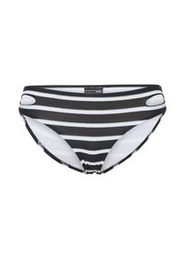 watercult, Damen Bikinihose 'bikini slip', Schwarz / Weiß