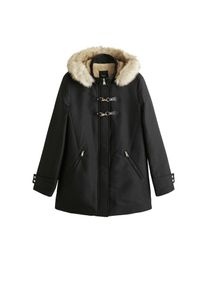 Mango, Damen Parka 'Hours', Schwarz