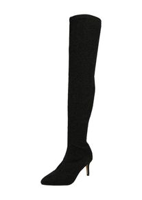 Buffalo, Damen Overknee-Stiefel, Schwarz
