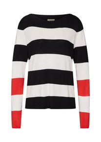 Jacqueline de Yong, Damen Pullover 'MAX', Hellrot / Schwarz / Wei&szlig;