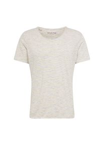 Selected Homme, Herren Shirt, Creme / Navy / Honig